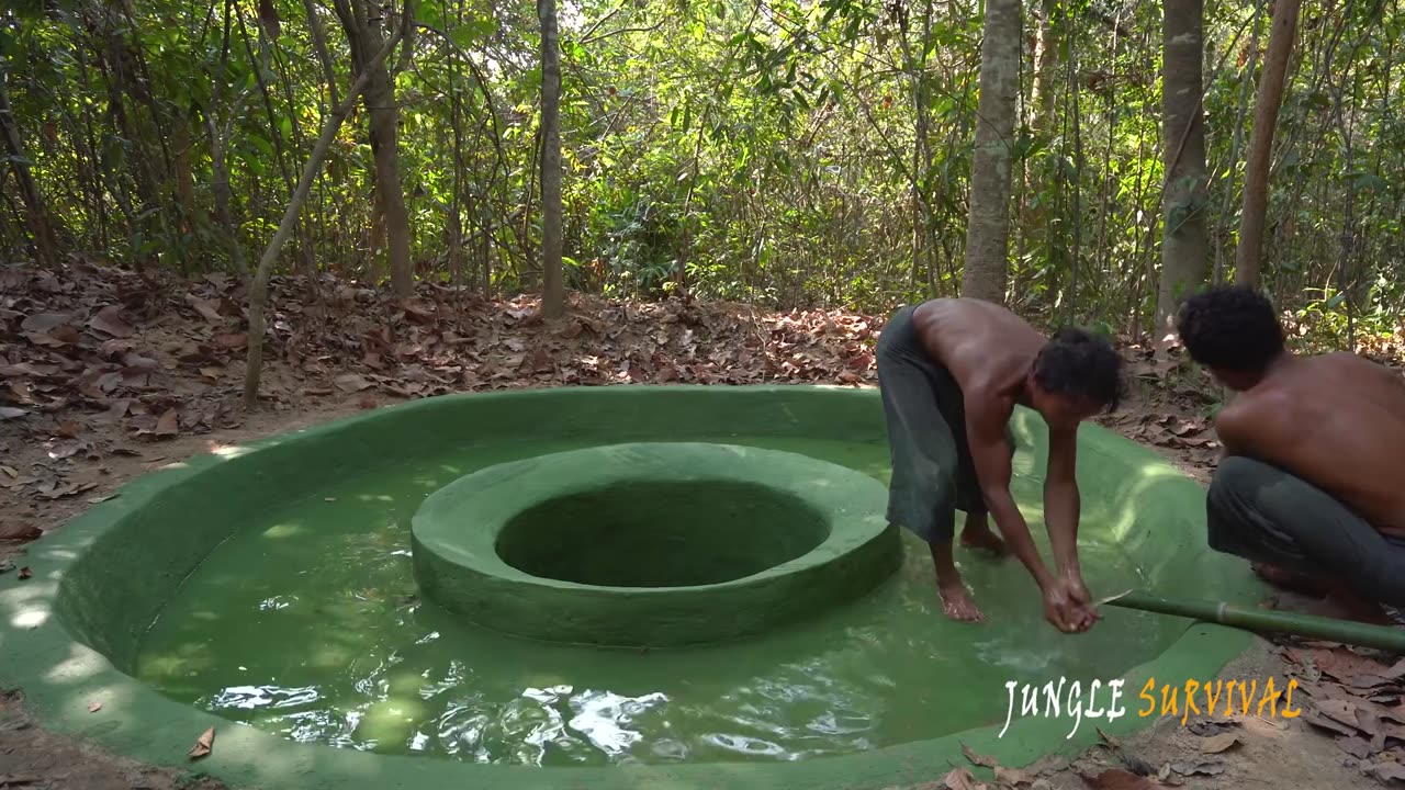 Building The Most Mysterous Deep Hole Underground Swimming Pool