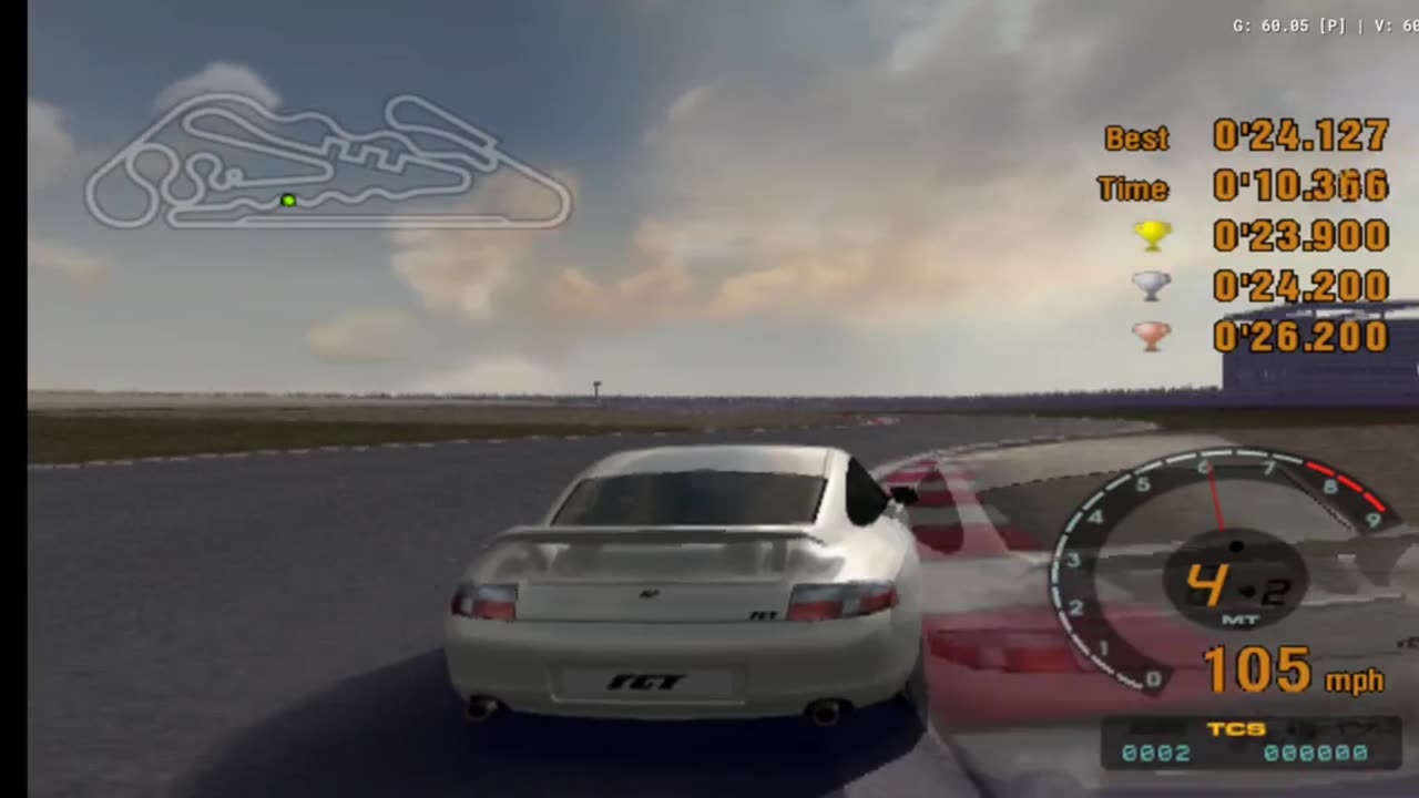 Gran Turismo 3 - License Test IB-6 2nd Try(AetherSX2 HD)