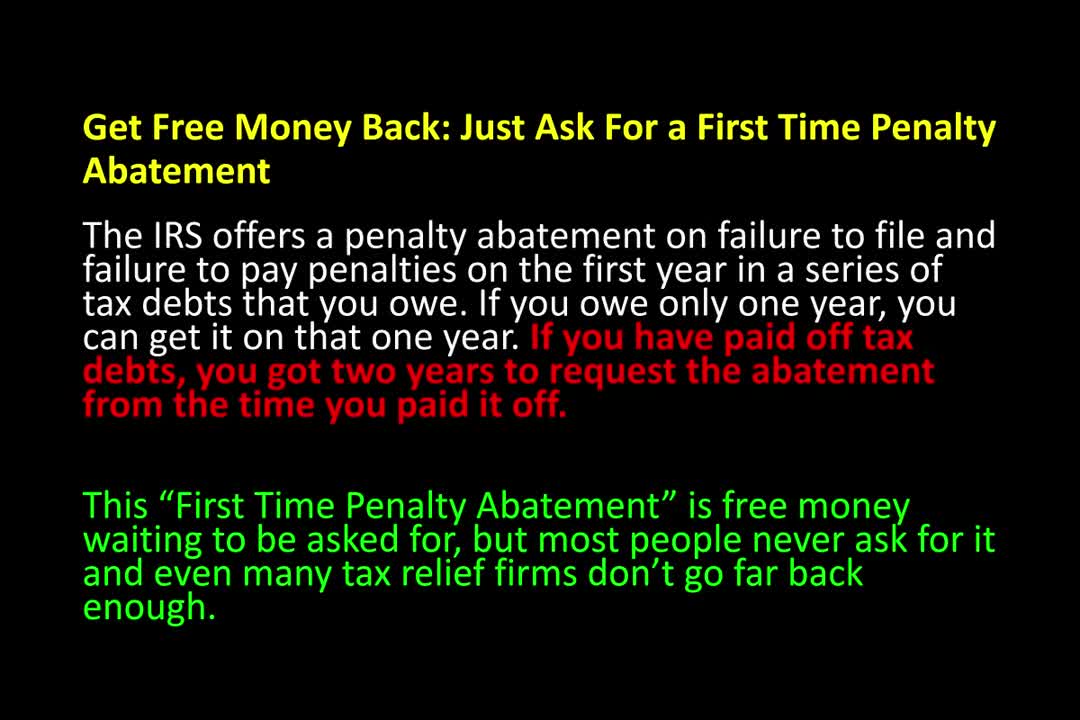 IRS First Time Penalty Abatement Guide: How To Get It With Sample Letter