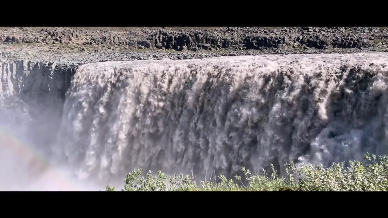 Outdoor aerial photography, capturing American nature mountain waterfall landscape