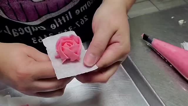 Buttercream flowers