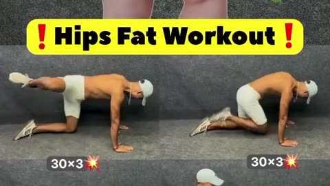 Hips fat exercise