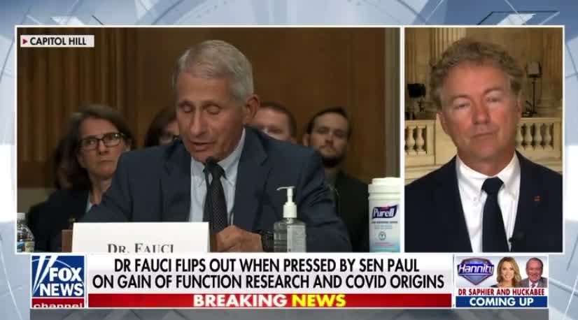 Rand Paul Announces He Will Request DOJ Seek Criminal Complain against Fauci For Lying To Congress