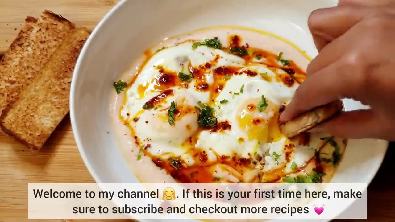 Turkish Eggs Breakfast Recipe _ Only 2 Main Ingredients