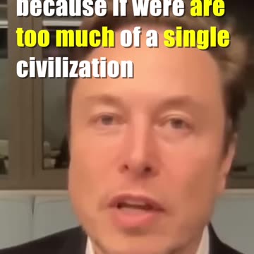 Why is Elon NOT SO SURE About A Single World Government?