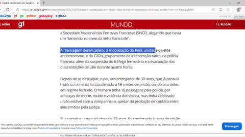 Casal é condenado por lançar falso alerta de terrorismo para não perder trem na França