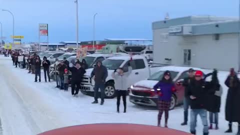 Swift Current joining the convoy