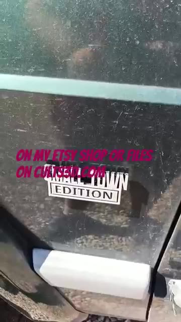 Small Town edition abdge for truck SUV or cars