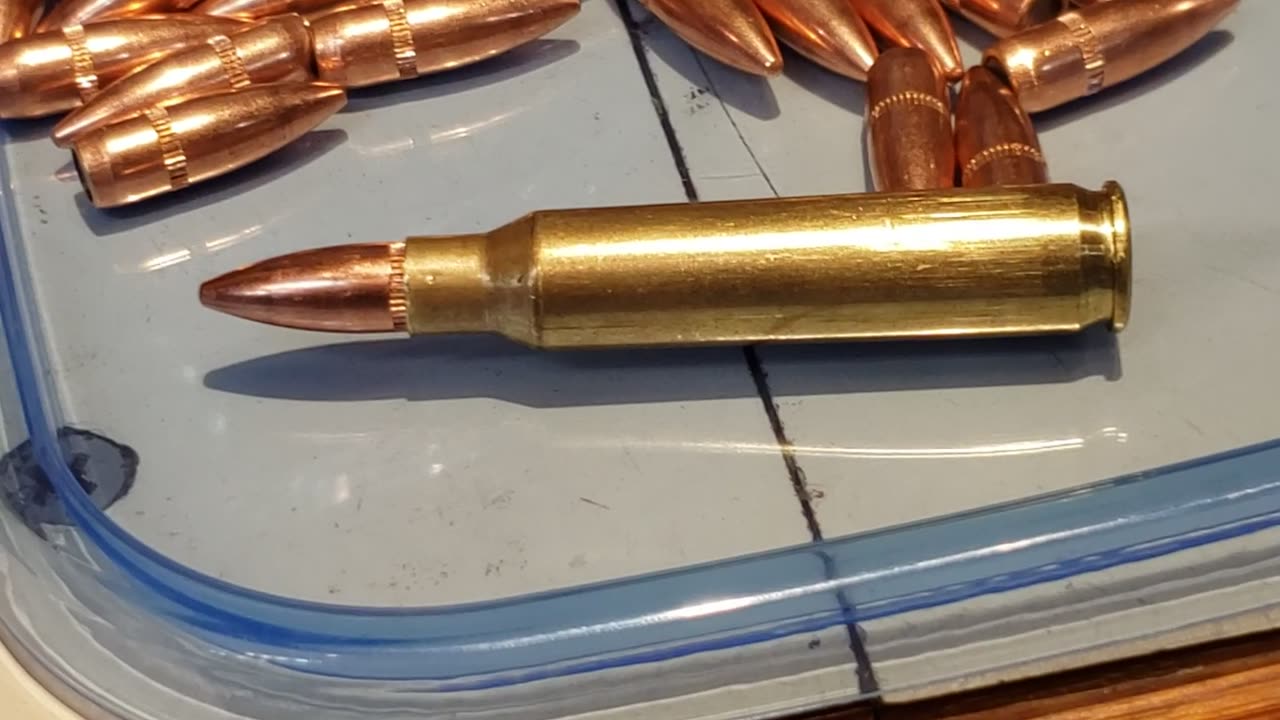 1st " 5.56 test round " loaded