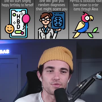 NEVER ASK ALEXA OR SIRI 😳