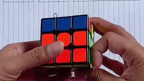 Colour cube solved in just 10 second😲