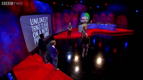 Unlikely things to hear on a news programme Mock the Week - BBC