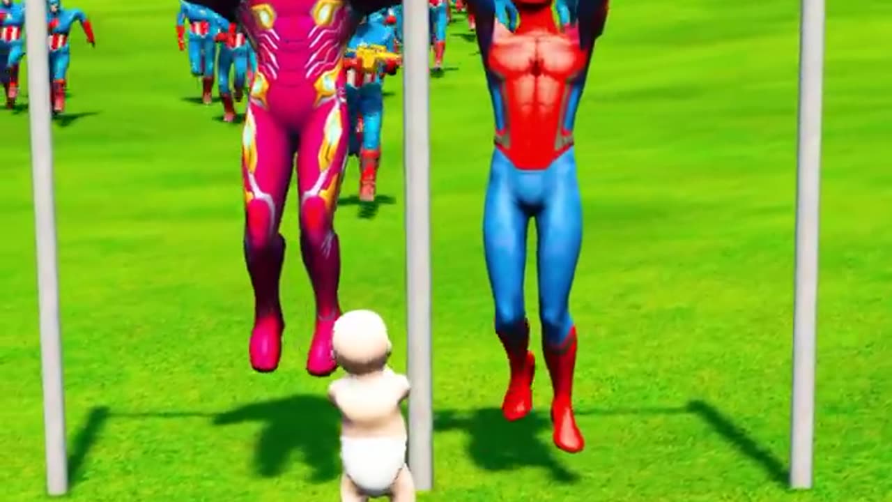 GTA V _ HULK SAVING SPIDER-MAM --_ _shorts