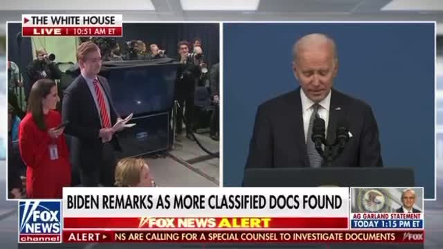 Where were Biden's classified documents? In his garage. Next to the Corvette!