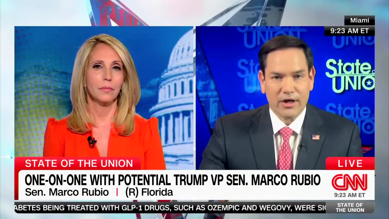 Rubio, Bash Spar Over If Trump Will 'Go After' Dems