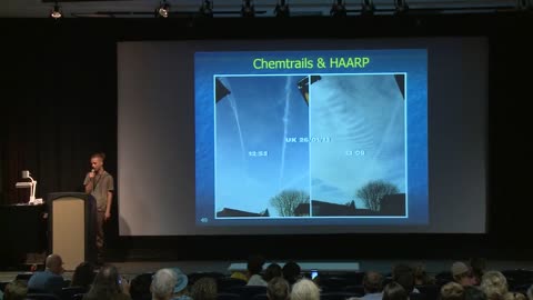 Matt Landman presents at the Summit To Stop Geoengineering in Tucson, Arizona May 2018