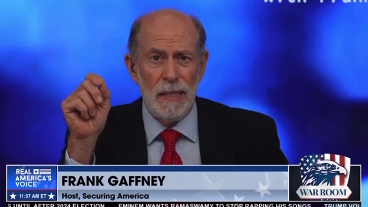 Frank Gaffney - message to McCarthy