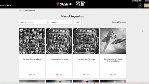 Marvel Secret lair sale was a disaster MTG