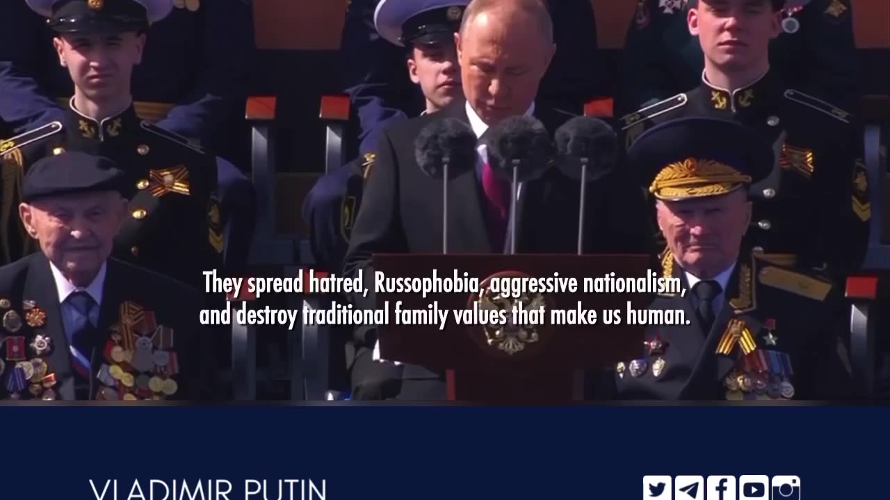 Putin: Western global elites present threat to civilization similar to one posed by Nazis in WWII
