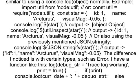 Javascript How to print an object using string interpolation