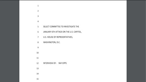 Transcript of Ray Epps J6 Interview