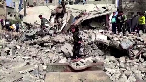 Families mourn their loved ones after Israeli strike kills seven in Gaza school
