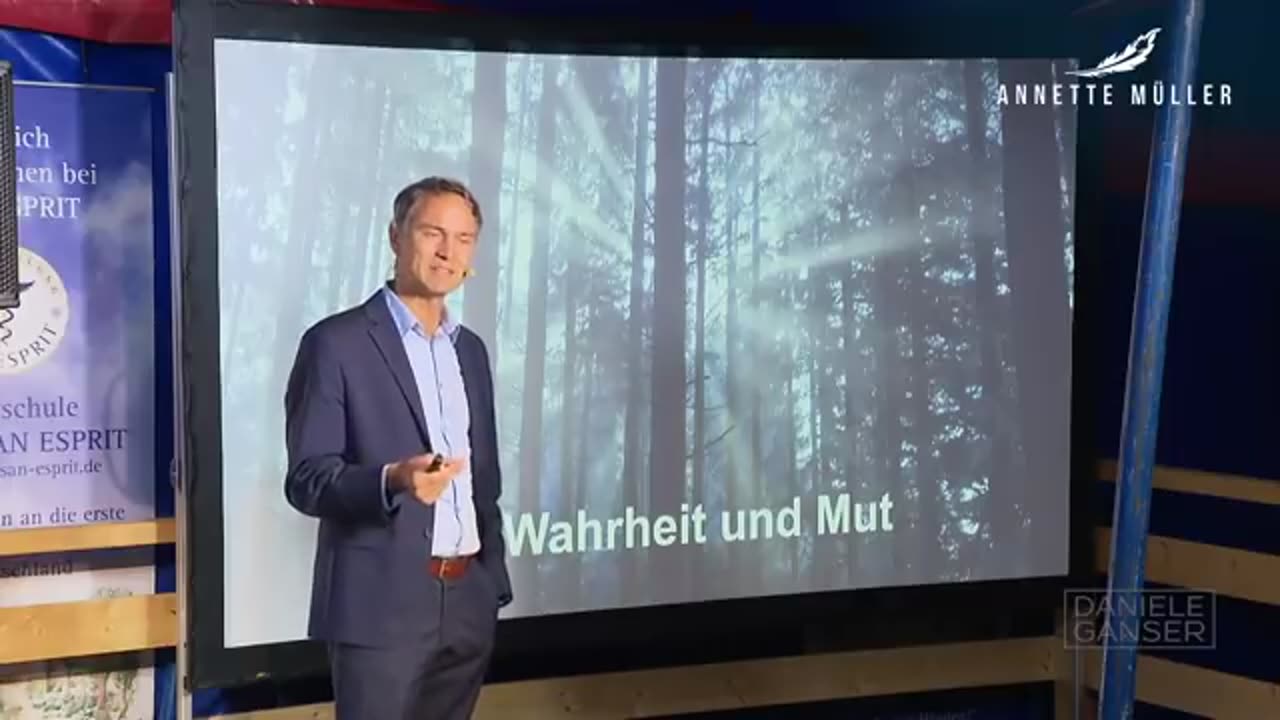 Dr. Daniele Ganser: Love, truth and courage versus war propaganda / Liebe, Wahrheit und Mut versus Kriegspropaganda (Chiemsee 21. September 2019)