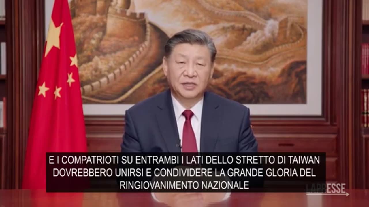 Il presidente cinese Xi Jinping nel discorso di fine anno 2023«La riunificazione con Taiwan è una necessità... Sono parole che non lasciano dubbi: la Cina «sarà sicuramente riunificata», quindi dico la Cina invaderà l'isola a marzo-aprile 2024