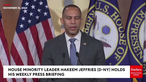 Who do you think is the leader of the Democratic Party Jeffries never answers