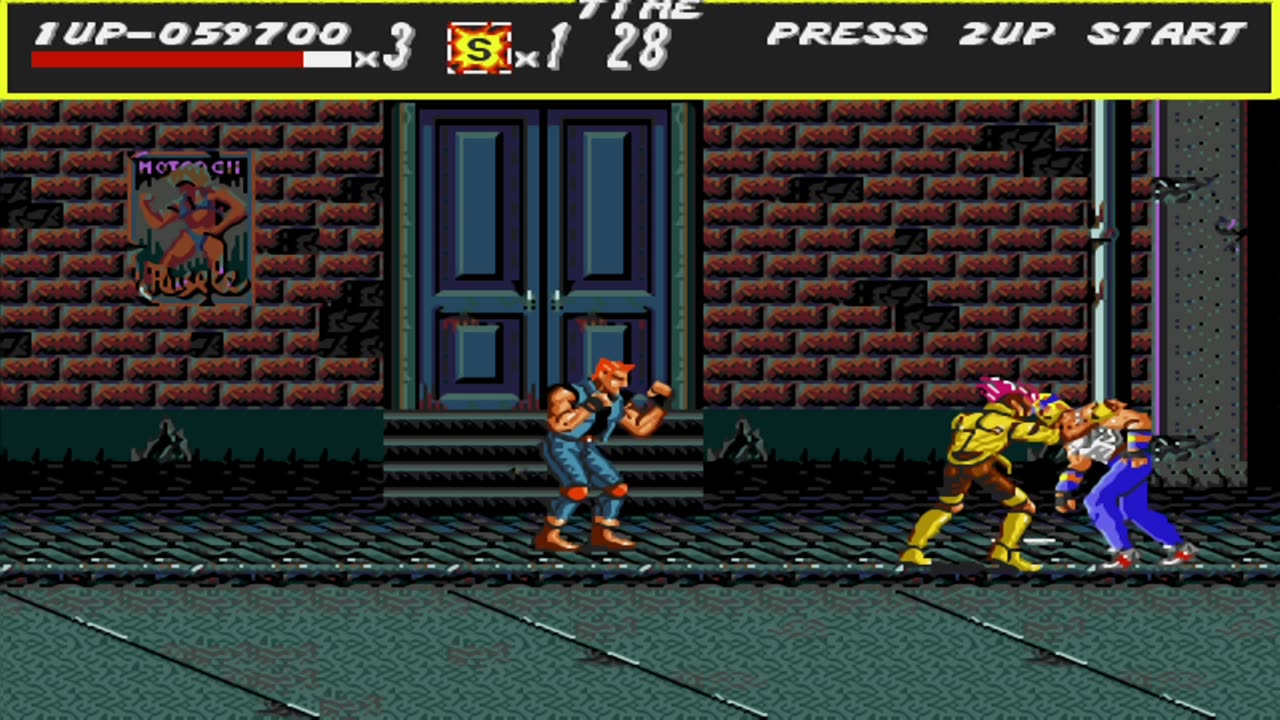 Streets of Rage Level 02 #retrogaming #arcadegame #streetsofrage #nedeulers