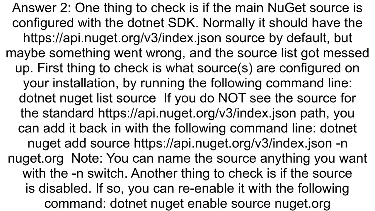 Cannot install anything using dotnet tool install command