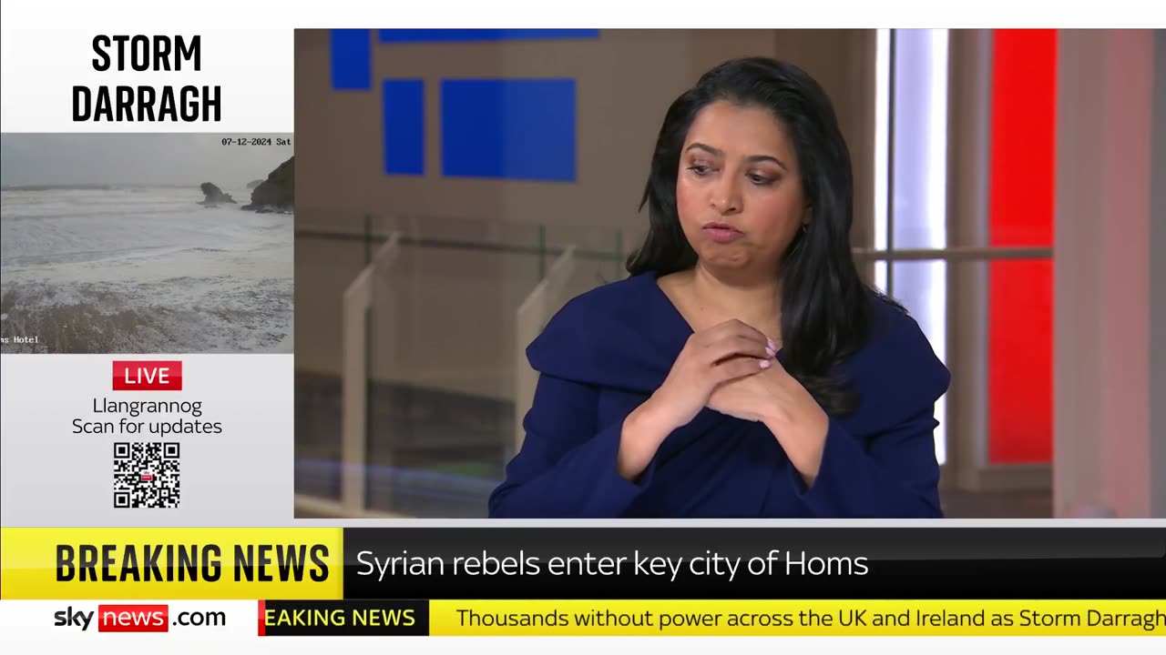 SKy News: Reuters are reporting that Syrian rebels have entered the key city of Homs.