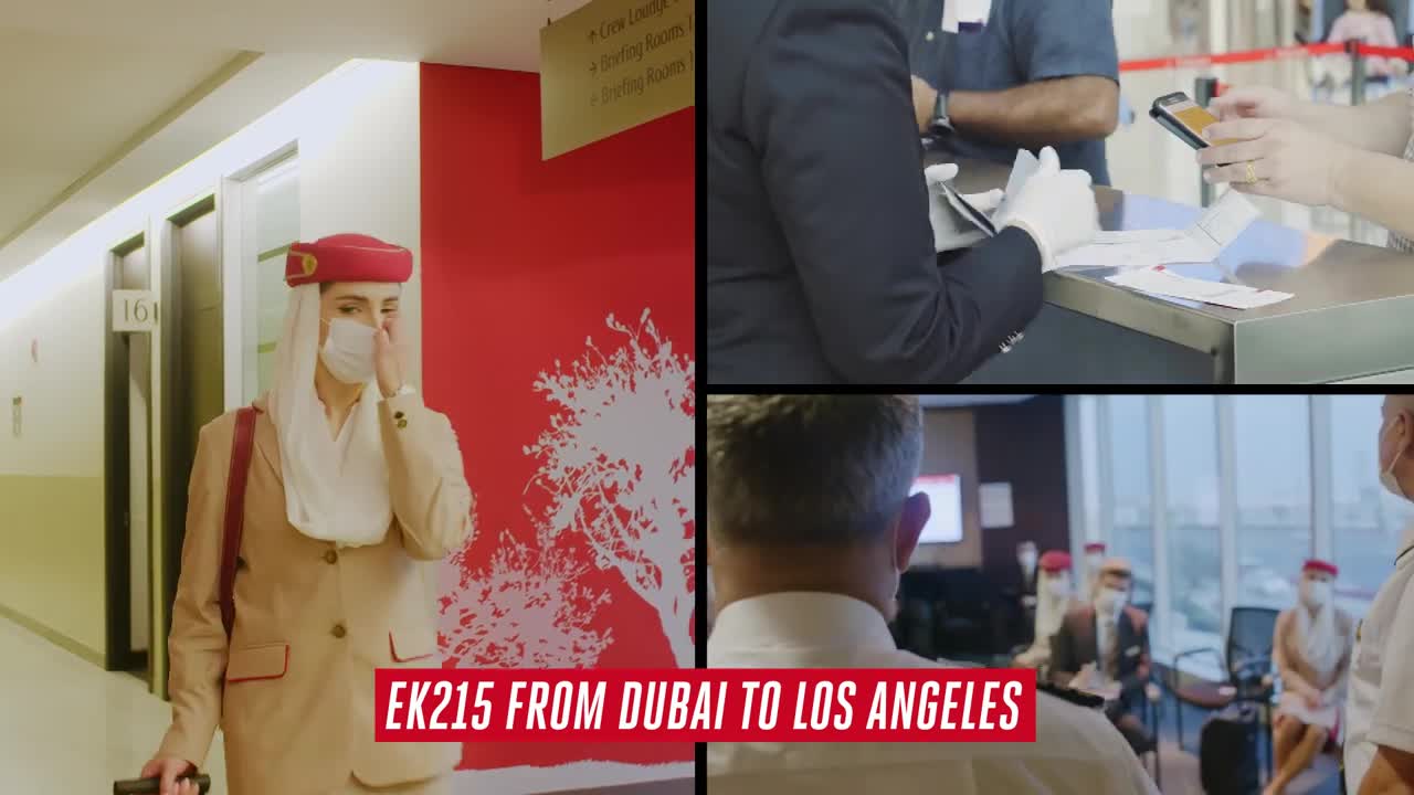 Emirates Operates Flight with Fully Vaccinated Frontline Teams _ Emirates Airline