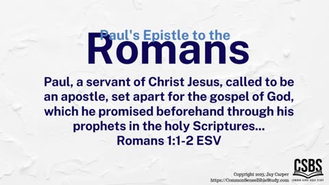 What Is the Gospel of God in Romans 1:1?