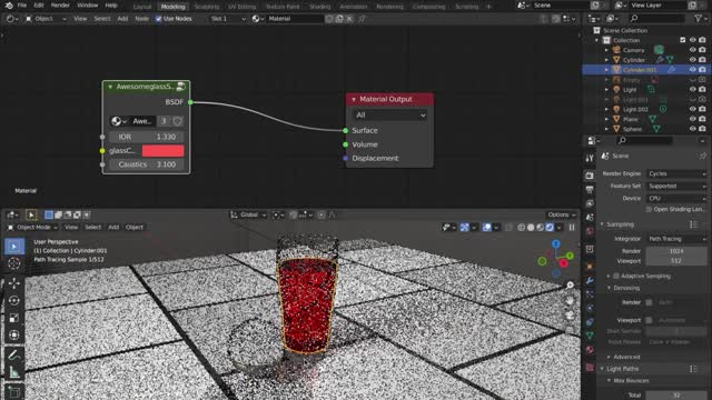 Blender Tutorial | Final Touches to Glass Material