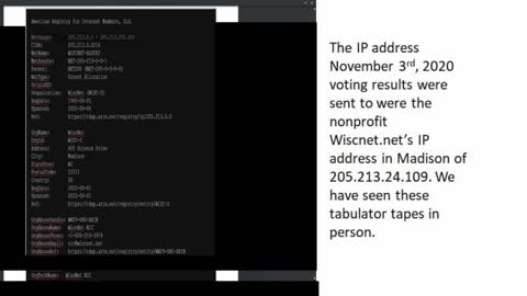 Bernegger Report: Wisconsin Election IP Addresses Going to Nonprofit