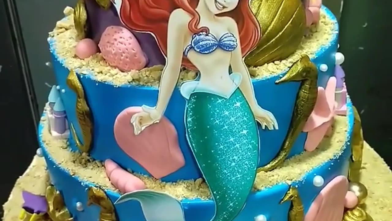 Mermaid cake