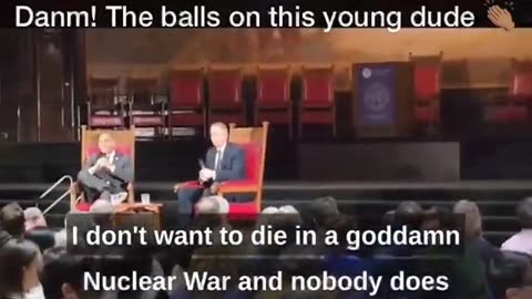 Brave young man