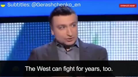 Russian talk show guest gets the message: the West can outlast Russia