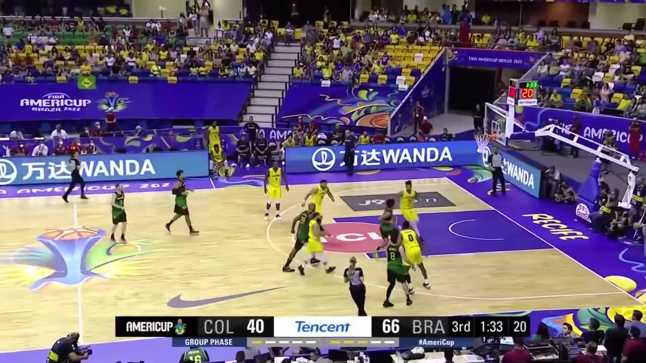 AmeriCup 2022 - Brasil 100 x 60 Colômbia - Melhores Momentos