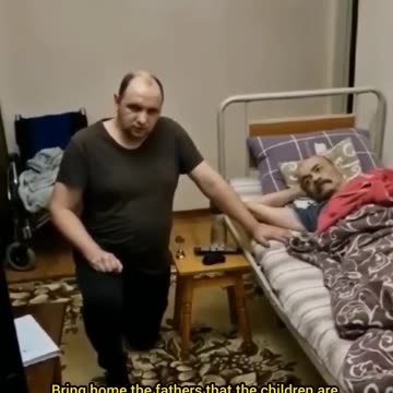 ◾Ukrainian on his knees asks Zelensky for peace