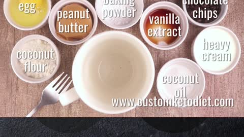 Keto Choco-Peanut Butter Mug Cake