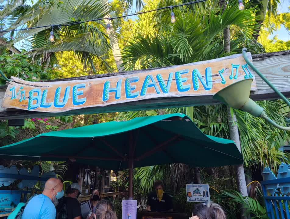 Blue Heaven Key West Florida.