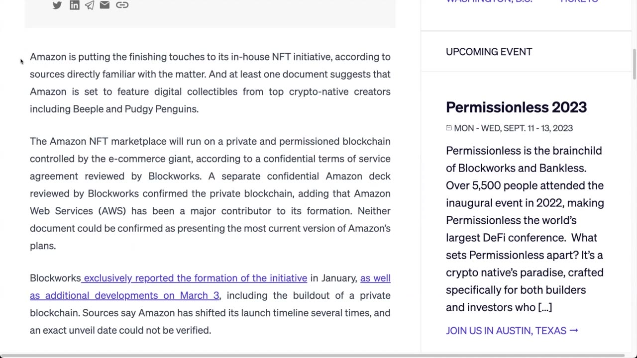 🚨Amazon NFT Marketplace - Algorand Airline NFTs - Elon Twitter Dogecoin - Senator John Deaton XRP