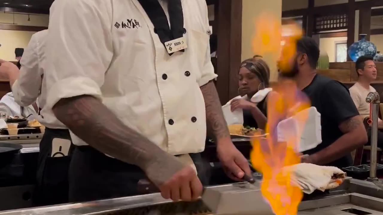 #hibachigrill #chefjoon_ #miyabi