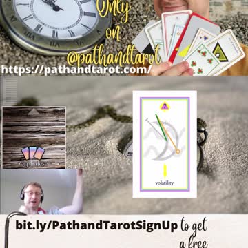 PathandTarot in 60 Seconds. 7 of Swords, Volatility.
