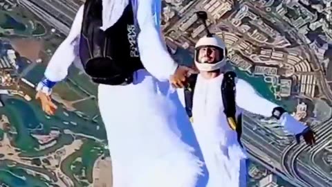 Skydiving in Dubai