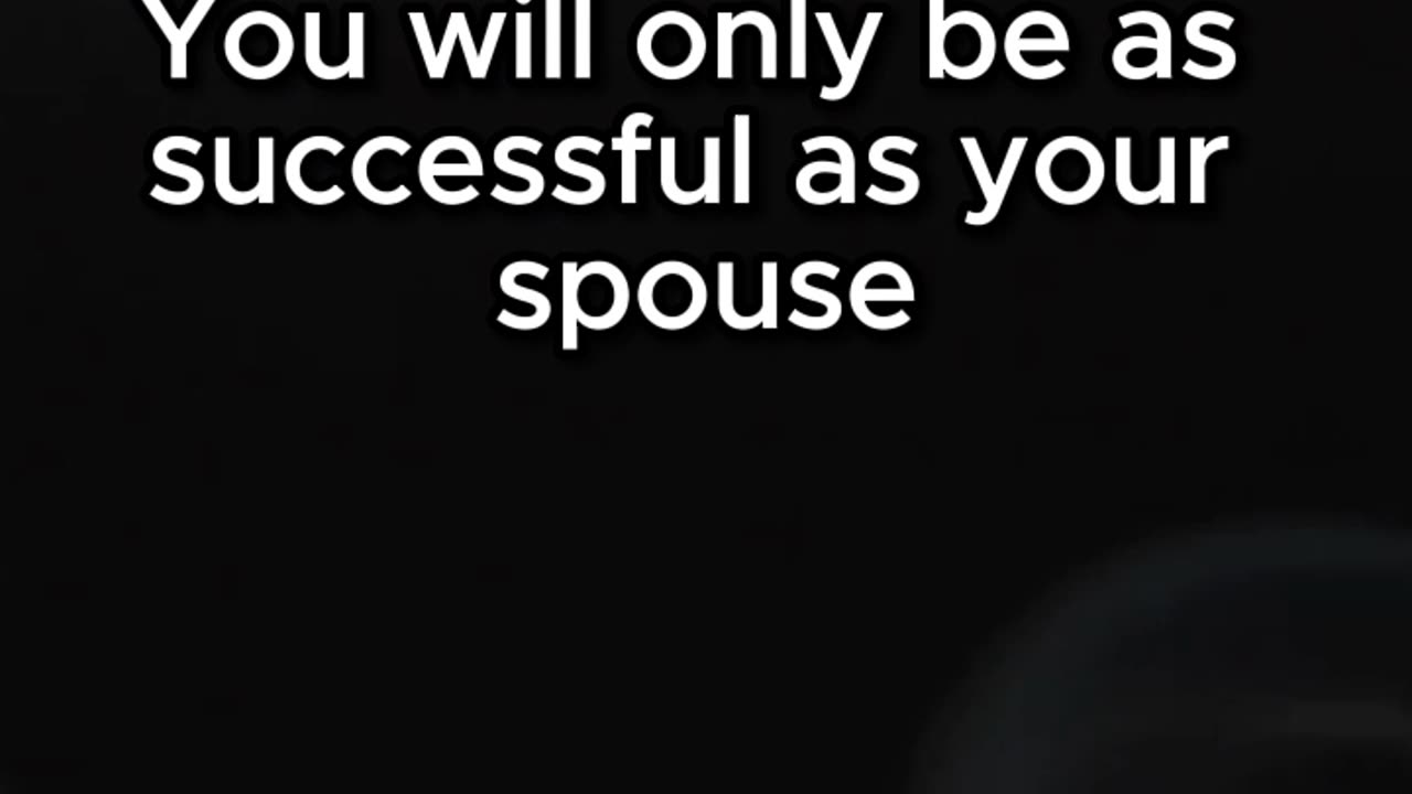 Your Partner is a big Success decision in your life.