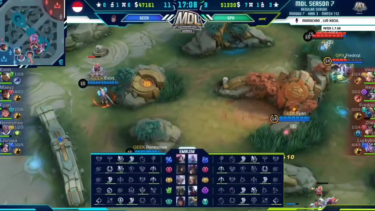 MDL ID S7 - GEEK SLATE VS GPX GAME 2 | GEEK VS GPX GAME 2 - MDL ID S7 WEEK 7 DAY 3