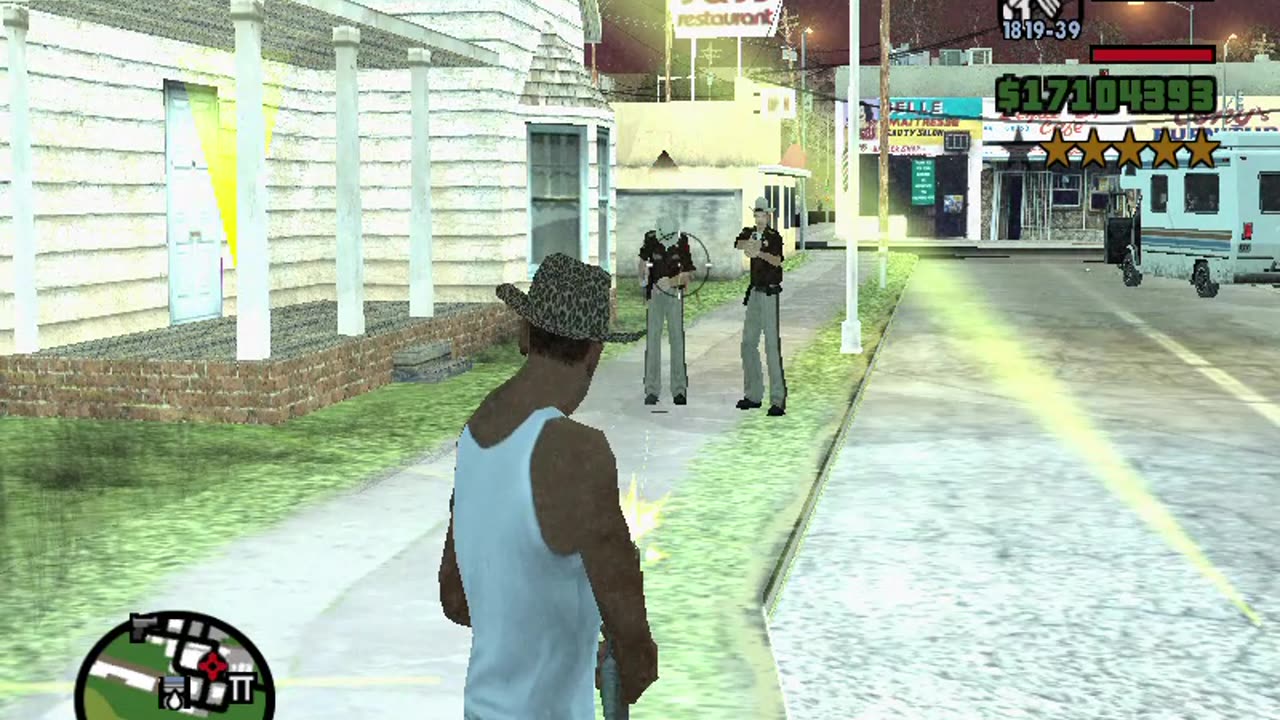 GTA San Andreas cj vs police chase part 1|gta san andreas cops takedown| player